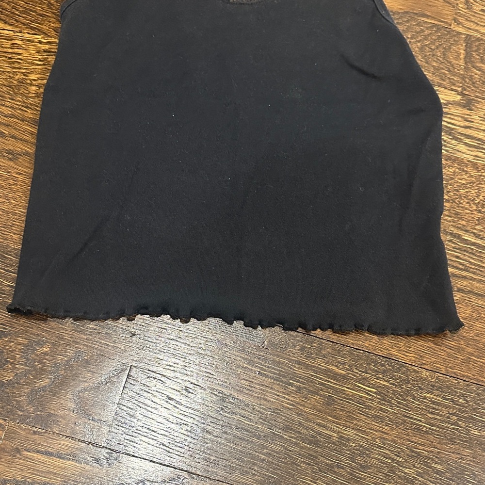 Black Lace Tank Top - Picture 4 of 5